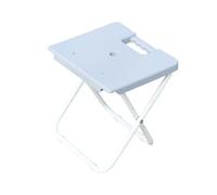 Fenteer Sgabello Pieghevole, Sgabello Da Treno, Panca, Salvaspazio, Alla Moda, Portatile, Sedia Da Pesca, per Picnic, Bagno, Uso Domestico, Escursionismo, Grigio