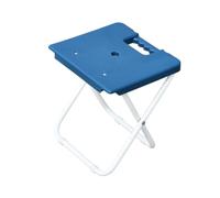 Fenteer Sgabello Pieghevole, Sgabello Da Treno, Panca, Salvaspazio, Alla Moda, Portatile, Sedia Da Pesca, per Picnic, Bagno, Uso Domestico, Escursionismo, Blu