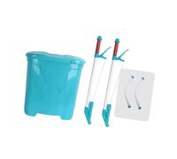 Fenteer Spandiconcime Granulare a Doppio Tubo per Il Trasporto Posteriore, Multiuso, per La Distribuzione di Verdure, Strumento di Fertilizzazione Manuale PRO, Style C