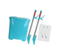 Fenteer Spandiconcime Granulare a Doppio Tubo per Il Trasporto Posteriore, Multiuso, per La Distribuzione di Verdure, Strumento di Fertilizzazione Manuale PRO, Style D