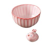 Fenteer Statuetta in Miniatura di Animali Da Tazza Da Tè in Ceramica con Centrotavola Da Tavolo a Forma di Animaletto Da Tè, Unica Statua per Stoviglie per L&, 8.5x4.7 Centimetri