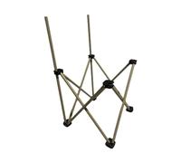 Fenteer Supporto Gamba Sedia Base per Sedia a Sdraio Telaio Pieghevole Staffa per Sedia da Metallo con Struttura a Croce Stabile Adatto per Campeggio, S Brown Yellow