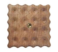 Fenteer Tappetino Antiscivolo per Violoncello, Puntale per Violoncello, Supporto per Puntale in Legno, Leggero E Portatile, Accessorio per Strumento Musicale, Marrone