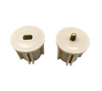 Fenteer Tappo di Frizione Cieco, Tappo Terminale a Stelo, Accessori per Tende, Tappi Terminali per Interruttori, per Tende a Rullo Interne, Soggiorno, Camera, Beige 3.8 Cm