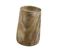 Fenteer Vaso di legno, vaso di, fioriera decorativa, di fiori secchi per centrotavola, Bianco Lavato