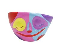 Fenteer Vaso per Piante con Testa di Volto Astratto, Stile Fattoria, Camera da Letto, Figurina Moderna, Mensola, Fioriera