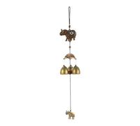 Fenteer Volto Volto della Campana del Regalo Decorativo Tradizionale Ornamento sospeso Volto per Finestra Casa di Balcone per Esterni per Esterni, Elefante