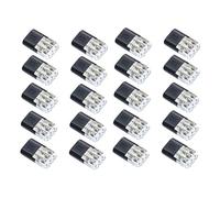 Fentency 10/20/30/40/50 pezzi LED terminali di collegamento rapido non saldare non spellare connettori per cavi 0,3 0,75 mm2 connettori a blocco terminali