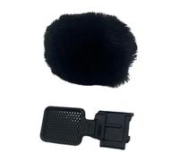 Fentency Pratica copertura antivento in peluche accessorio per slitta calda adatta per fotocamere montate su slitta che riduce le riduzioni ambientali