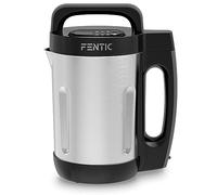 Fentic Soup Maker | 1.6L | 5 Programmi | LED Display | Frullatore Zuppe Multifunzione | 900W | Acciaio Inox/Nero