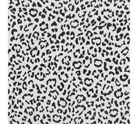 FENTIS Carta da Parati Autoadesiva con Stampa Leopardata Carta da Parati Peel and Stick Rivestimento Vinilico Rotoli di Adesivi Murali per Cucina Bagno e Camera da Letto Lavabile, Nero 44,5x300cm