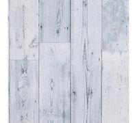 FENTIS Carta da Parati in Legno Grigio Blu Rustico Peel and Stick Carta da Parati Autoadesiva di Contatto Rimovibile Adesivo Posteriore Pellicola in Vinile Impermeabile Rotolo per Cucina 44,5x500cm