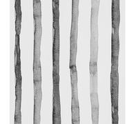 FENTIS Nero Effetto Strisce Larghe Carta da Parati Autoadesiva Bianco Carta a Contatto Plastica Adesiva Film Vinilico Adesivo Murale Rotoli per Cucina Porta Scaffale Contatore Impermeabile 44,5x1000cm