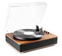 Platenspeler Bluetooth (in/uit) - Fenton RP162 - retro platenspeler met speakers (stereo) en mp3 speler - Bruin (102.168)