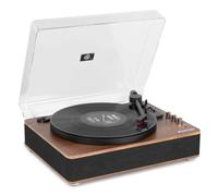 Platenspeler Bluetooth (in/uit) - Fenton RP162 - retro platenspeler met speakers (stereo) en mp3 speler - Bruin (102.168)