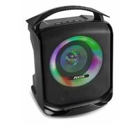 Fenton Sputnik 1, Altoparlante Portatile Bluetooth con LED, 800W, Batteria Ricaricabile, Telecomando, Nero