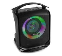 Fenton Sputnik 1 - Altoparlante portatile con batteria, potenza di 40 W, lettore MP3 USB, illuminazione LED, tecnologia Bluetooth 5.0, ideale per serate