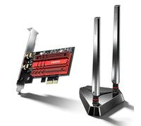 FENVI FV-AXE3000 Scheda WiFi 6E PCIe, con chip Intel AX210 Tri-Band 5400Mbps Bluetooth 5.4 adattatore wireless per PC desktop Gaming Streaming, Windows 10/11
