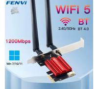 FENVI Wifi 5 Adattatore Wireless PCI-E Scheda Di Rete AC1200 Dual Band 2.4G/5Ghz