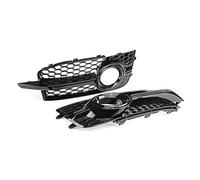 FENVY Auto Griglia Paraurti per Audi A1 8X S-Line S1 2010-2014,Griglia Paraurti Anteriore Fendinebbia Cornice Griglia Fari Copertura Protettiva Cappuccio