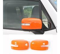 FENVY Coperchio specchietto Laterale,per Jeep Renegade 2016-2021,Calotte Ricambio specchietti Esterni Accessori Auto Side Mirror Cover Trim,C-Orange Style