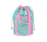 FENZORIQ Borsa da spiaggia pieghevole e portatile in rete: borsa leggera for attrezzatura da nuoto e avventure all'aria aperta