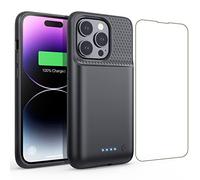 Feob Custodia per batteria per iPhone 14 Pro, con batteria supplementare da 7200 mAh, con batteria ricaricabile rimovibile, per iPhone 14 Pro [6,1 pollici
