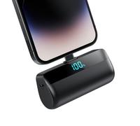 Feob Mini Power Bank per iPhone, 5200mAh 20W PD Caricabatterie Portatile Ultra Compatto Powerbank Batteria Esterna con LED Display Compatibile con iPhone 14/14 Pro Max/13 Pro/13/12/11/XR/XS/8/7/6s Ecc