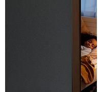 FEOMOS Pellicola Oscurante Totale per Finestre in Vetro Opaco, per Finestre in Vetro, Adesivo Statico, per Oscuramento Della Stanza, per il Sonno di Giorno, non Adesivo, 60cm x 300cm