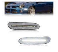 Feoosvx Faro Principale Per Dodge Per Neon 2000-2005 Indicatore Direzione Laterale Per Parcheggio Ad Angolo Anteriore Con LED Auto Faro Anteriore(Clear Lens White)
