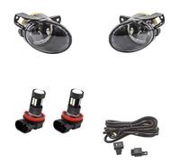 Feoosvx Luci Antinebbia Per Passat B6 2006-2011 Fari Anteriori A LED Fendinebbia Alogeni Copertura Luci Di Guida Fendinebbia(LED fog and wires)