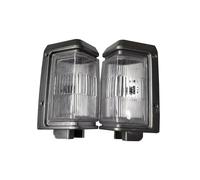 Feoosvx Luci Diurne Auto Per Nissan Per Terrano D21 Dal 1987 Al 1995 Una Coppia Di Indicatori Di Direzione Per Auto Fari Paraurti Anteriore(Gray border)