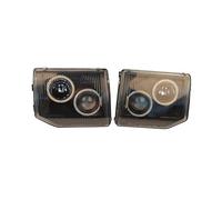 Feoosvx Luci Diurne Auto Per Pajero V31 V32 V33 V36 Per V46W Dal 1992 Al 1996 Una Coppia Di Lenti Angel Eye Per Fari Auto Luci Lontane E Vicine Fari Paraurti Anteriore(Nero)