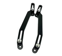 Feoosvx Moto Deflettore Antivento per Forza 750 per Forza750 2021 2022 Accessori per Moto Supporto per Parabrezza Regolatori(Nero)