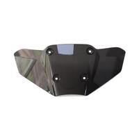 Feoosvx Moto Deflettore Antivento per MT-07 per MT 07 2025 2026 Parabrezza Deflettori Anti Spoiler con Staffa Carenatura(Dark Gray)