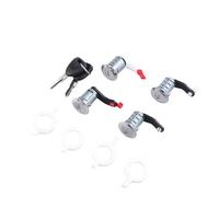 Feoosvx per Master 1998-2016 Cilindro Serratura A Anteriore Sinistro Destro in Lega di Zinco con 2 Chiavi 7701470945 7701470944 Serratura Chiusura Attuatore(6 Piece)