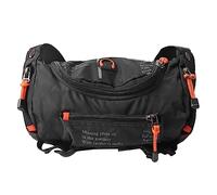 Feotime Fanny Pack for Men Women, a prova d'acqua Oxford Cloth Bag Bask Crossbody Fanny Pack con foro per cuffie Pacchetto di cintura regolabile per cinturino per il ciclismo da