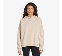 adidas Sportswear felpa con cappuccio Three Stripes Studios in stone e navy-Bianco L