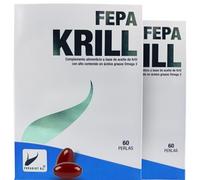 FEPA Krill Oil - Perle 500 mg - 60 Perle - Capsule con Olio di Krill Omega-3 (EPA e DHA) - Integratore Alimentare per il Supporto Nutrizionale Quotidiano - Fepadiet