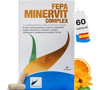 FEPA Minervit Vitamin Complex - 60 Capsule - Multivitaminico per Donna e Uomo - Integratore Alimentare Multivitaminico - Energia e Benessere - con Ferro, Magnesio e Vitamine B, C e D - Fepadiet