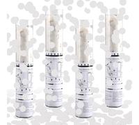 FePen Cannone Spara Coriandoli Matrimonio e Compleanno, Sparacoriandoli Biodegradabili Carta Bianca*4pcs