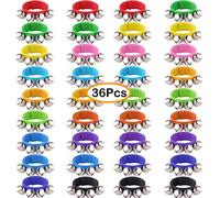 FEPITO 36 Pezzi Cinturino Campanelli da Polso Bracciali Jingle Bells Campanelli Musicali Cavigliere Strumento ritmico Percussioni Decorazioni per Feste Natalizie