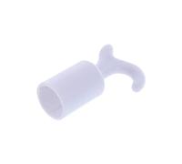 FEPS Tool FE-SH001 - Gancio per bastone, in plastica, ideale per scale da pavimento, colore: Bianco