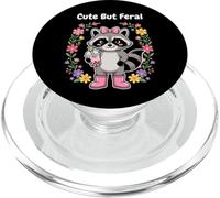 Feral Girl Summer Trash Panda carino ma procione selvaggio PopSockets PopGrip per MagSafe