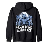 Feral Mind Alphaheart Werewolf Strength Felpa con Cappuccio