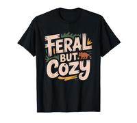 Feral Raccoon Accogliente Stile di Vita Procione Energy Maglietta