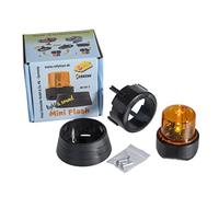 Ferbedo Flashlight arancione (luce lampeggiante per scivoli e trattori a pedale, auto della polizia, montaggio sul veicolo o sul volante) 104017
