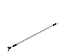 FERCASASHOP® Asta Armadio Guardaroba in Metallo Cromato, Telescopica fino a 150 cm,regolabile con blocco interno, Asta Appendiabiti, Manico Prendiabiti con gancio a Uncino