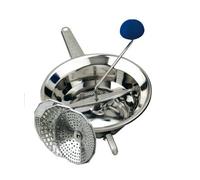 FERCASASHOP® - Passaverdure Professionale Inox diam. 20 cm con 3 Dischi in Acciaio Inossidabile inclusi-Passaverdure manuale per pure',polpe e passato di pomodoro