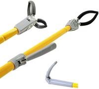 FercasaShop® Pinza Scaffali Prendi Oggetti, in Ferro Verniciato e Gomma Antiscivolo, Per Diversificare Gli Oggetti da Prendere, Adatta a Scaffali Più Alti -